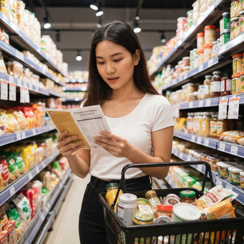 Understanding food labels and ingredients