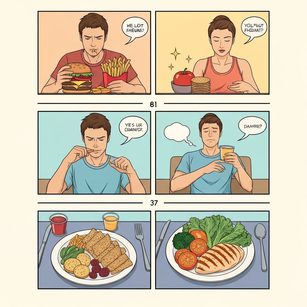 Gradual approach to changing food habits